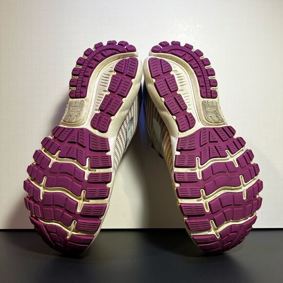 Womens BROOKS Ghost 12 Purple Running Shoes / Size 9 - Picture 8 of 10